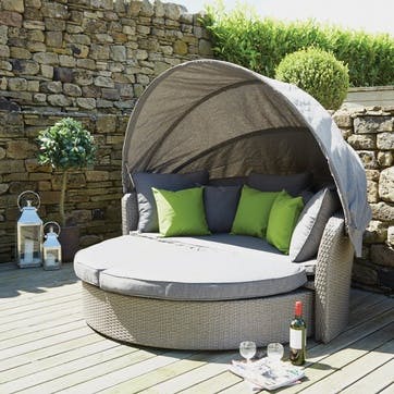 Cayman Day Bed, Stone Grey