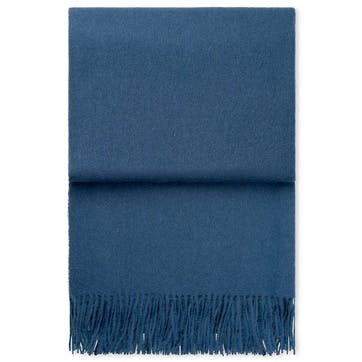 Classic  Throw, H130 x W200cm, Moirage Blue