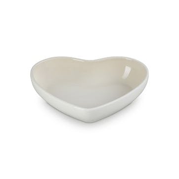 Heart Serving Bowl, 20cm, Meringue