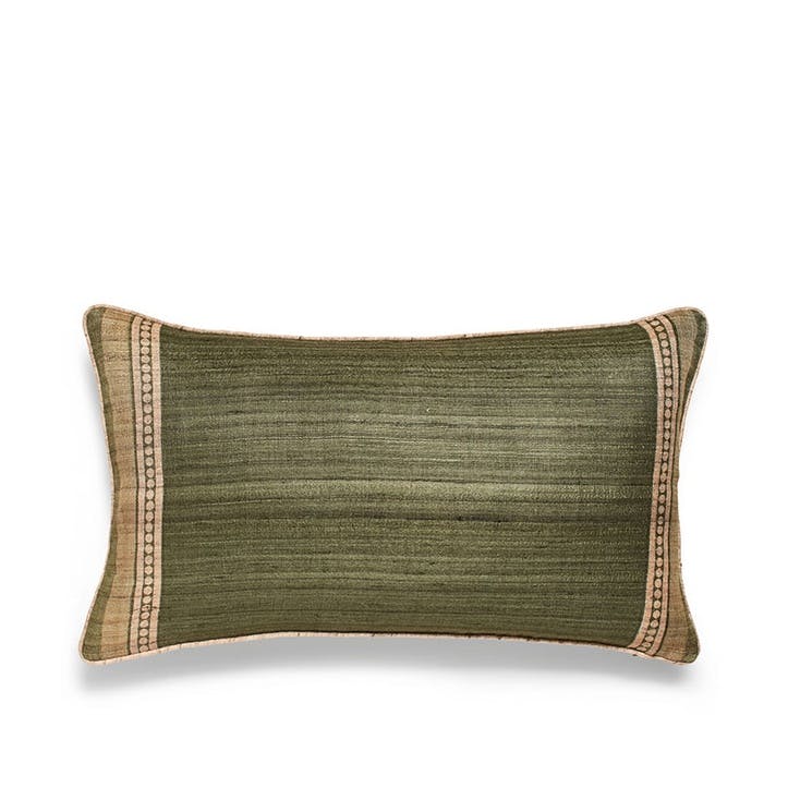 Longshan Cushion Cover L60 x W35cm, Grey Green