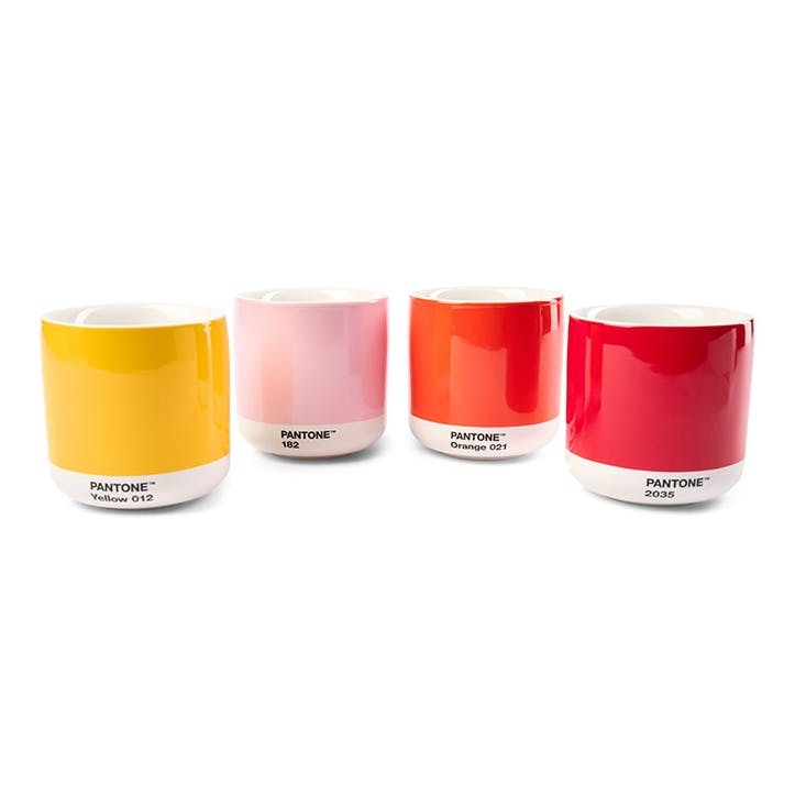 Set of 4 Cortado Thermo Cups 190ml, Multi Colour