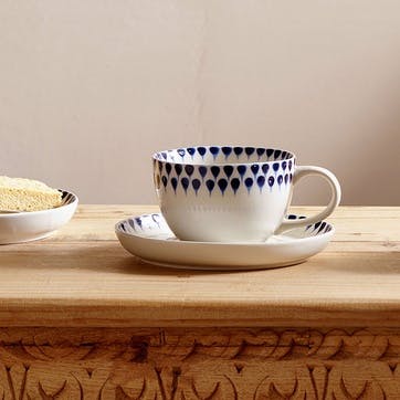 Indigo Cup & Saucer, Indigo