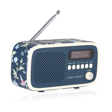 Laura Ashley DAB/DAB+ Digital FM Radio, Elveden Navy