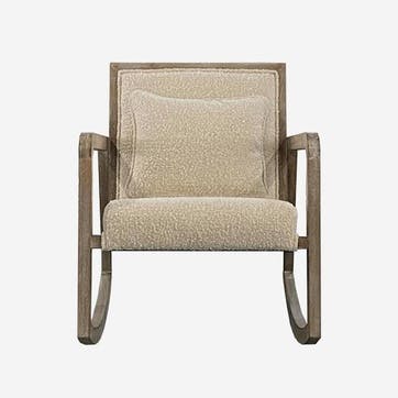 Andrew Martin  Rocking Chair, Natural