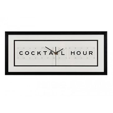 'Cocktail Hour' Clock