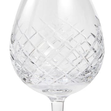 Barwell Cut Crystal Brandy Glass, Clear