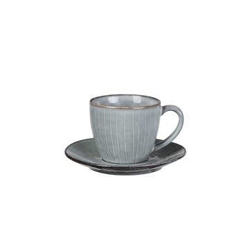 Nordic Sea Tea Cup & Saucer 150ml, Blue