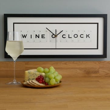 'Wine O'Clock' Clock