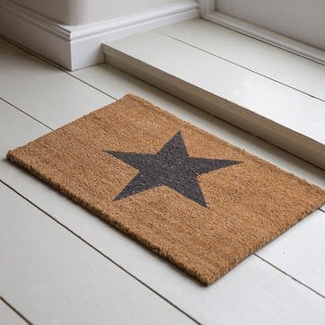 Star Doormat Small, Natural