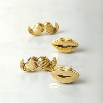 Mr & Mrs Muse Set of 4 Place Card Holders , Gold