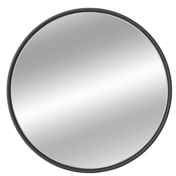 Marton Round Mirror D46cm, Black