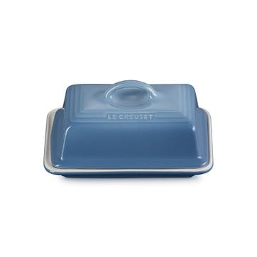 Stoneware Butter Dish 17cm, Chambray