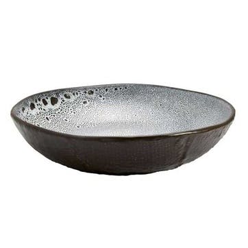 Lava Pasta Plate, D23cm, Dark Grey
