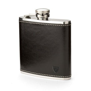 Classic Hip Flask H11.5 x W9.5cm, Black