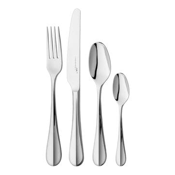 42 piece cutlery set, Charingworth Cutlery, Baguette, mirror finish