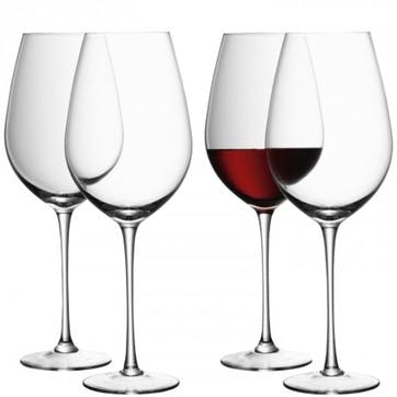 LSA Wine Red Wine Goblet 850ml, Set of 4