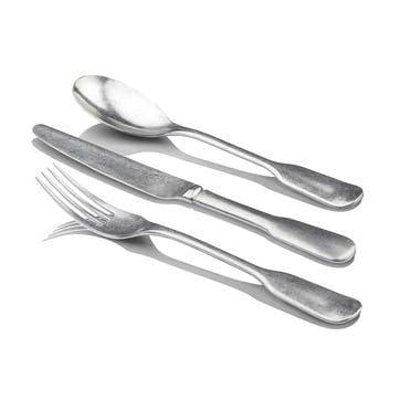 16 piece cutlery set, Charingworth Cutlery, Fiddle, vintage satin