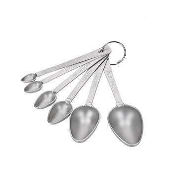 Measuring Spoon 6 Piece Set , Stainless Steel