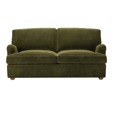Bluebell Premium Comfort Two and a Half Seater Sofa Bed, Meadow Smart Velvet