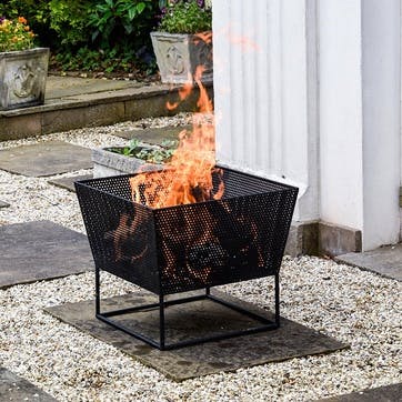 Norfolk, Outdoor Firebowl, Black