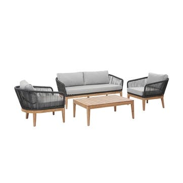 Honolulu Lounge Set, Grey