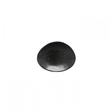 Livia Set of 6 Oval Plates D16cm, Matte Black