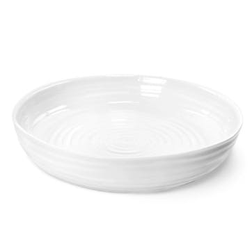 Round Roasting Dish; White