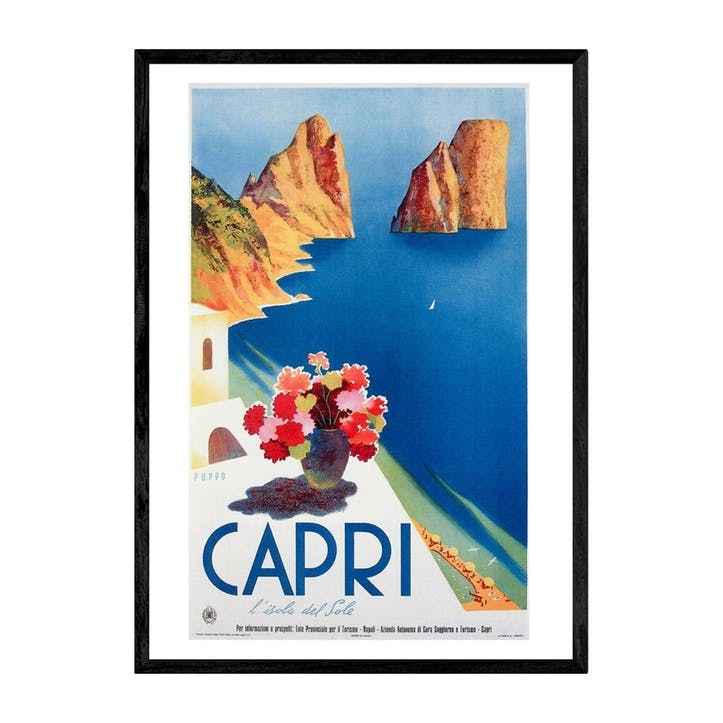 East End Prints, Capri Framed Art Print