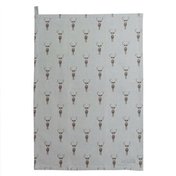 'Highland Stag' Tea Towel