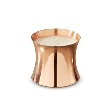 Medium candle, H8.5 x W8 x D8cm, Tom Dixon, Eclectic London, copper