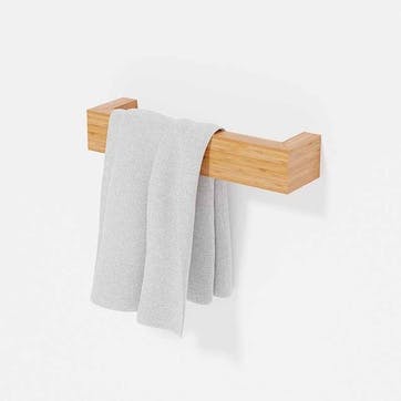 Hand Towel Rail L28cm, Bamboo