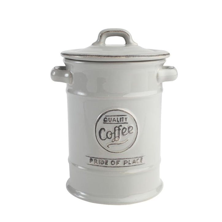 Pride of Place Coffee Jar, Cool Grey