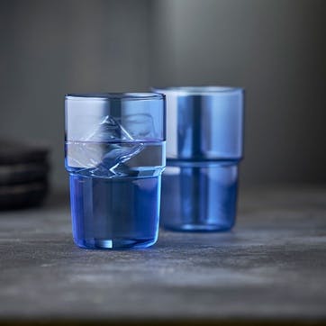 Torino Set of 2 Tumblers, 400ml, Blue