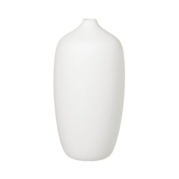 Ceola Vase H25cm, White
