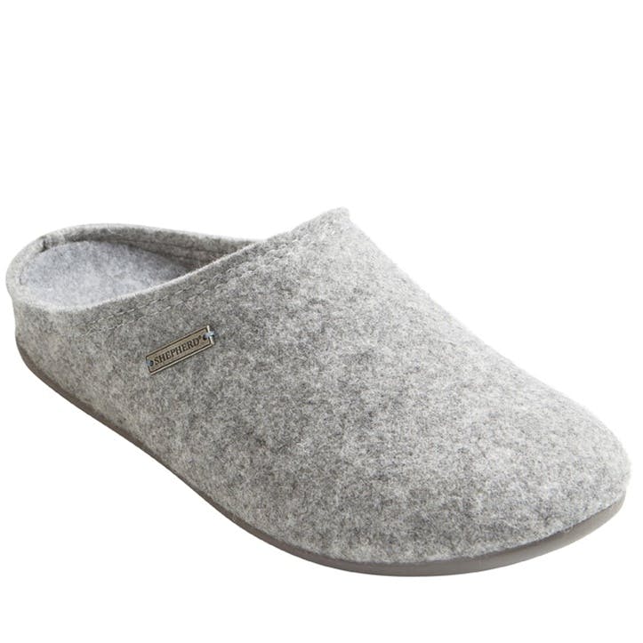 Cilla Ladies Slippers - Size 5; Grey