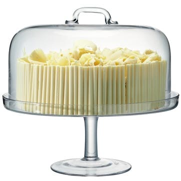 LSA Serve Cake Stand & Dome 32cm