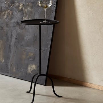 Marton Side Table H62cm , Black