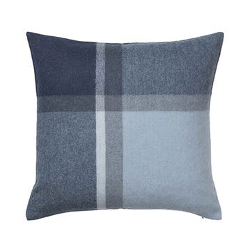 Manhattan Cushion, 50 x 50cm, Dark Blue/Asphalt
