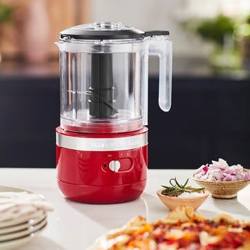 Cordless food chopper, Empire Red, KitchenAid