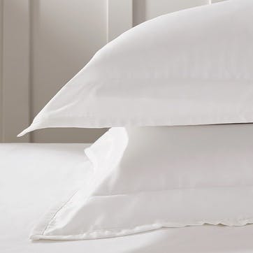 Somerton Standard Oxford Pillowcase, White