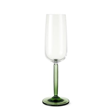 Hammershoi Set of 2 Champagne Glasses 240ml, Green