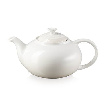 Stoneware Classic Teapot, Meringue