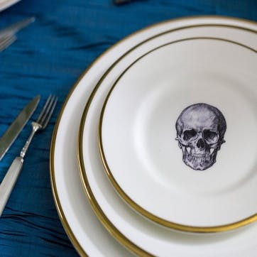 Rock and Roll Skull Side Plate