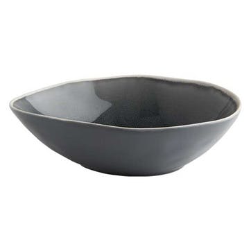 Vie Naturelle Soup/Cereal/Pasta Bowl, W20.2cm x D16.5cm, Grey