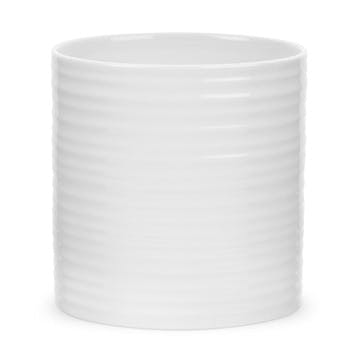 Oval Utensil Jar - Large; White