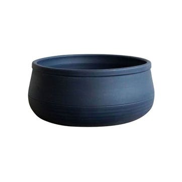 Kew Temperate House Handthrown Statement Bowl D30cm, Azurite