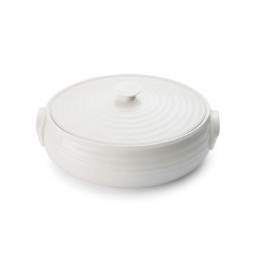 Oval Casserole Dish - Small; White
