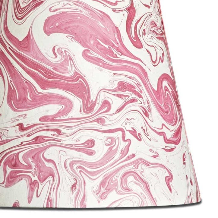 Tanaro Straight Empire Lampshade D35cm, Red Marble
