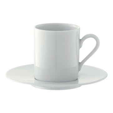 LSA Dine Espresso Cup & Saucer, Set of 4