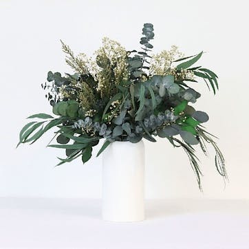 Large hand-tied bouquet, H42-48cm, Shida, Matcha